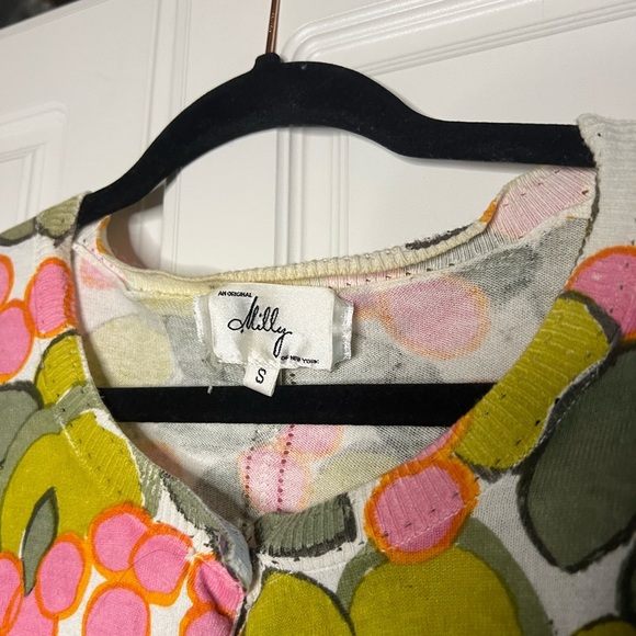 Milly of New York Printed Cardigan - Picture 6 of 9